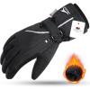 imageAchiou Ski Snow Gloves Waterproof Touchscreen Winter Warm for Men Women with Portable pocketXLarge