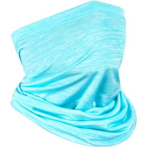 imageAchiou Cooling Neck Gaiter Face Cover Scarf UV Protection Mask for Men and WomenSoft Windproof Hiking Cycling RunningBlue