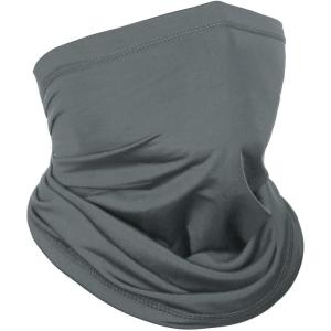 imageAchiou Cooling Neck Gaiter Face Cover Scarf UV Protection Mask for Men and WomenSoft Windproof Hiking Cycling RunningLight Gray