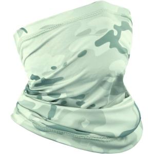 imageAchiou Cooling Neck Gaiter Face Cover Scarf UV Protection Mask for Men and WomenSoft Windproof Hiking Cycling RunningWhite Camouflage