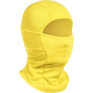 imageAchiou Ski Mask for Men Women Balaclava Face Cover Shiesty Mask UV Protector Lightweight for Motorcycle SnowboardYellow