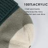 imageAchiou Winter Women Beanie Hat Warm Cable Knit Beanies for Women 3 Color Knitted Hat Skull Cap Faux Fur Pom Fleece Lined