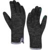 imageAchiou Gloves for Women Winter Touchscreen Warm Soft Comfortable Elastic Fluff Lined Texting Glove for Traveling Working