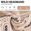 imageAchiou Wide Headbands for Women Non Slip Fashion Boho Knotted Hair Bands for Womes  Cotton Elastic Hair Wrap for Girls Running Sport Yoga6 PackCombination G