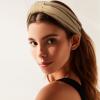 imageAchiou Wide Headbands for Women Non Slip Fashion Boho Knotted Hair Bands for Womes  Cotton Elastic Hair Wrap for Girls Running Sport Yoga6 PackCombination B
