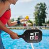 imageAchiou Pickleball Paddles Set of 2  HighPerformance Fiberglass Surface Lightweight Rackets with Bag Sports Facility for Men and Women Includes 2 Outdoor and 2 Indoor Pickleball BallPinkBlack