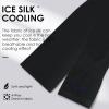 imageAchiou Arm Sun Sleeves Compression UV Protection Cooling for Men Women Summer Sunblock Basketball Football Cover Arms Tattoo2 Pairs Black