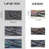 imageAchiou Boho Headbands for Women Twist Knotted Head Bands for Womens Curly Hair Non Slip Wide Turban Cloth Hairbands Elastic Hair Accessories for Girls Yoga 6 Pack Two SizeCombination C