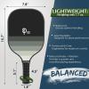 image:imageAchiou Pickleball Paddles Set of 2  HighPerformance Fiberglass Surface Lightweight Rackets with Bag Sports Facility for Men and Women Includes 2 Outdoor and 2 Indoor Pickleball Ball