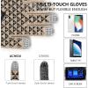 image:imageAchiou Winter Gloves Glove for Men Women Upgraded Touch Screen Texting Warm Running with Thermal Soft Knit LiningAlmondcamel
