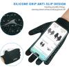 image:imageAchiou Winter Gloves Glove for Men Women Upgraded Touch Screen Texting Warm Running with Thermal Soft Knit LiningBlack  Green