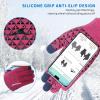 image:imageAchiou Winter Gloves Glove for Men Women Upgraded Touch Screen Texting Warm Running with Thermal Soft Knit LiningBlueberryred