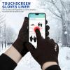 image:imageAchiou Winter Gloves Glove for Men Women Upgraded Touch Screen Texting Warm Running with Thermal Soft Knit LiningCoffee