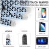 image:imageAchiou Winter Gloves Glove for Men Women Upgraded Touch Screen Texting Warm Running with Thermal Soft Knit LiningCrystalblue