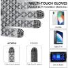 image:imageAchiou Winter Gloves Glove for Men Women Upgraded Touch Screen Texting Warm Running with Thermal Soft Knit LiningFrost Gray