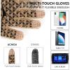 image:imageAchiou Winter Gloves Glove for Men Women Upgraded Touch Screen Texting Warm Running with Thermal Soft Knit LiningHumpback