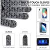 image:imageAchiou Winter Gloves Glove for Men Women Upgraded Touch Screen Texting Warm Running with Thermal Soft Knit LiningLight Gray