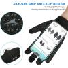 image:imageAchiou Winter Gloves Glove for Men Women Upgraded Touch Screen Texting Warm Running with Thermal Soft Knit LiningMilitary Green