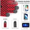 image:imageAchiou Winter Gloves Glove for Men Women Upgraded Touch Screen Texting Warm Running with Thermal Soft Knit LiningRed