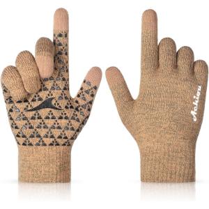 image:imageAchiou Winter Gloves Glove for Men Women Upgraded Touch Screen Texting Warm Running with Thermal Soft Knit LiningHumpback